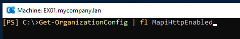 command to check MAPI ove HTTP is enabled
